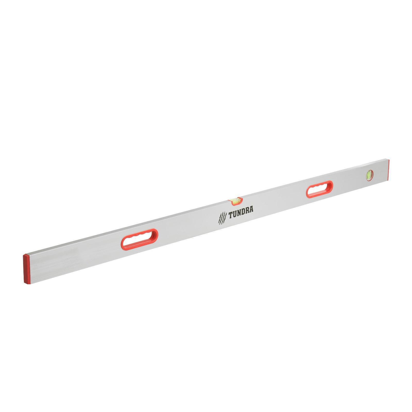 Изображение товара Правило алюминиевое Тундра 1123622 с уровнем 1.5 м прямоугольное