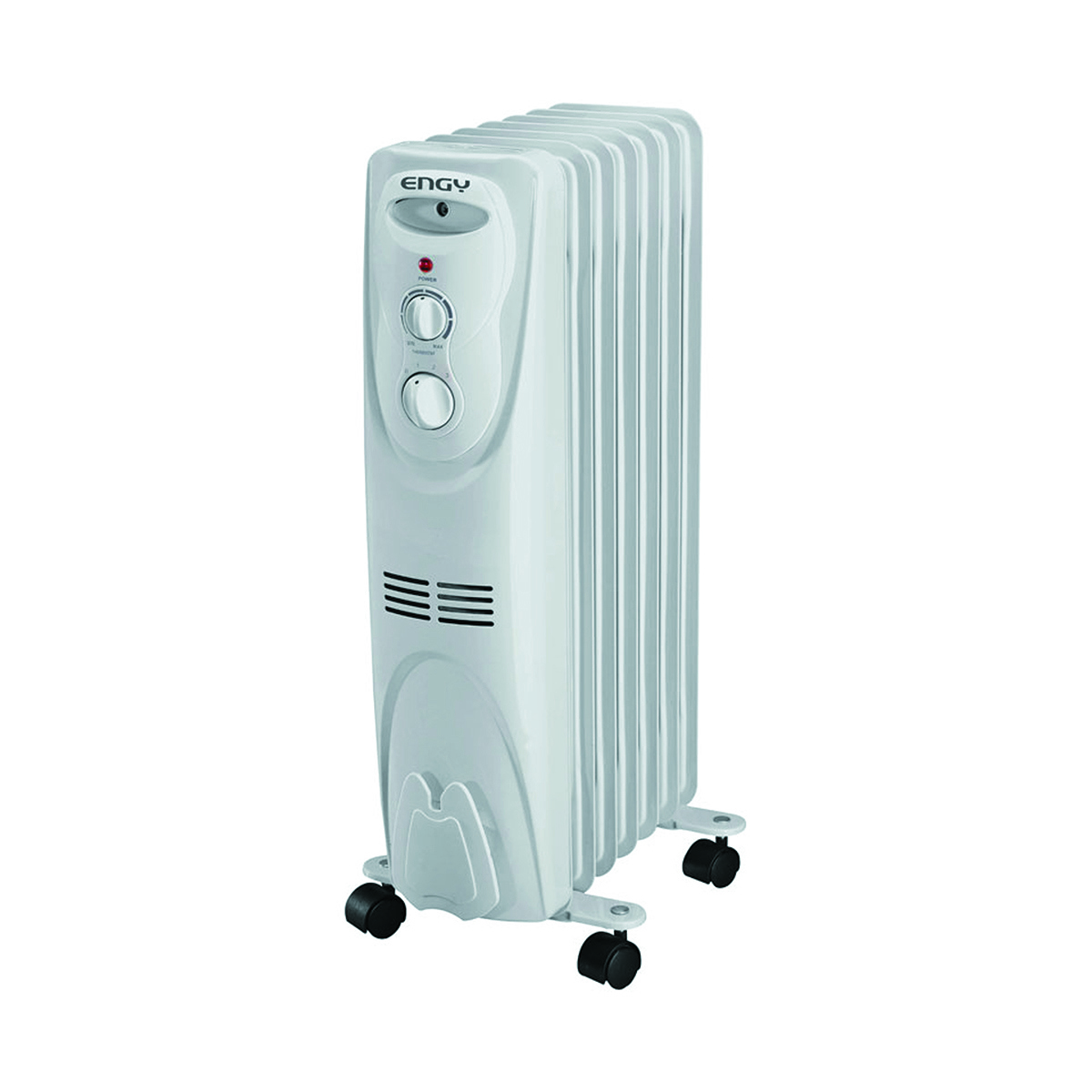 Изображение товара Обогреватель масляный Engy Classic EN-1307 с механическим термостатом 1500 Вт 7 секций цвет белый