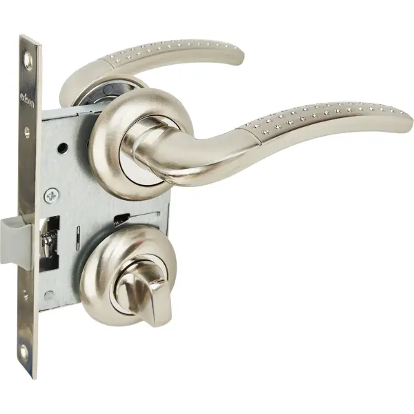 Дверные ручки Edson 10-Z01 с запиранием, цвет никель
