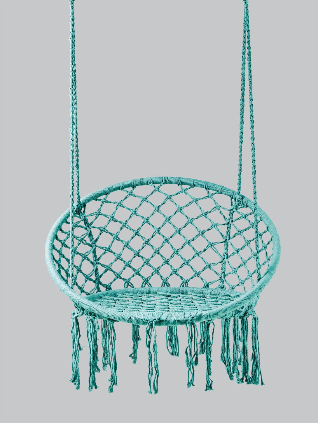 Изображение товара Кресло подвесное Ecocountry 86221309 хлопок голубой