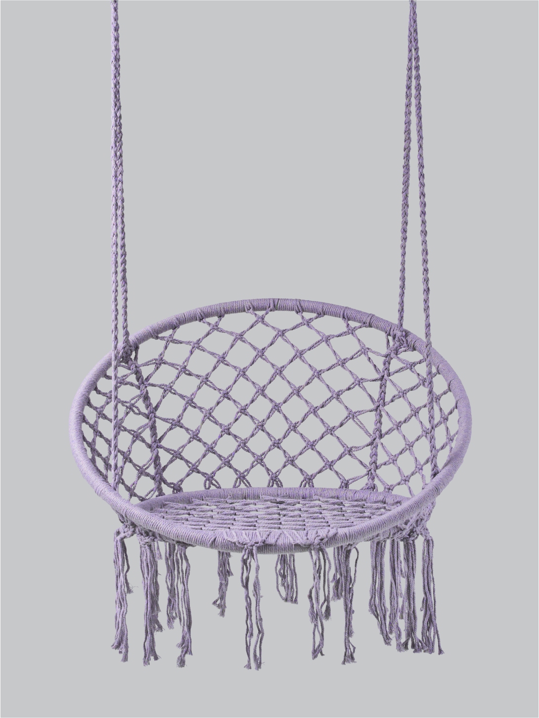 Изображение товара Кресло подвесное Ecocountry 86221318 хлопок сиреневый