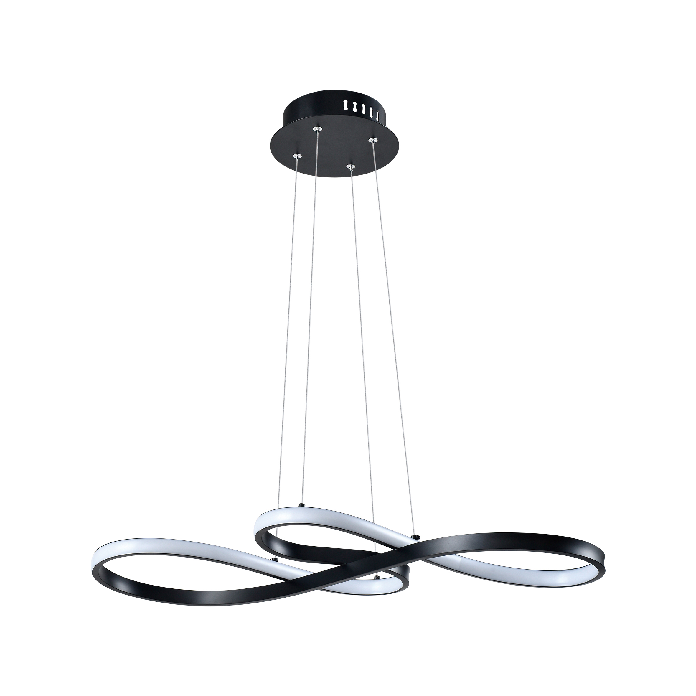 Изображение товара Люстра подвесная светодиодная MODERLI Roberta 18 м² дизайн черный
