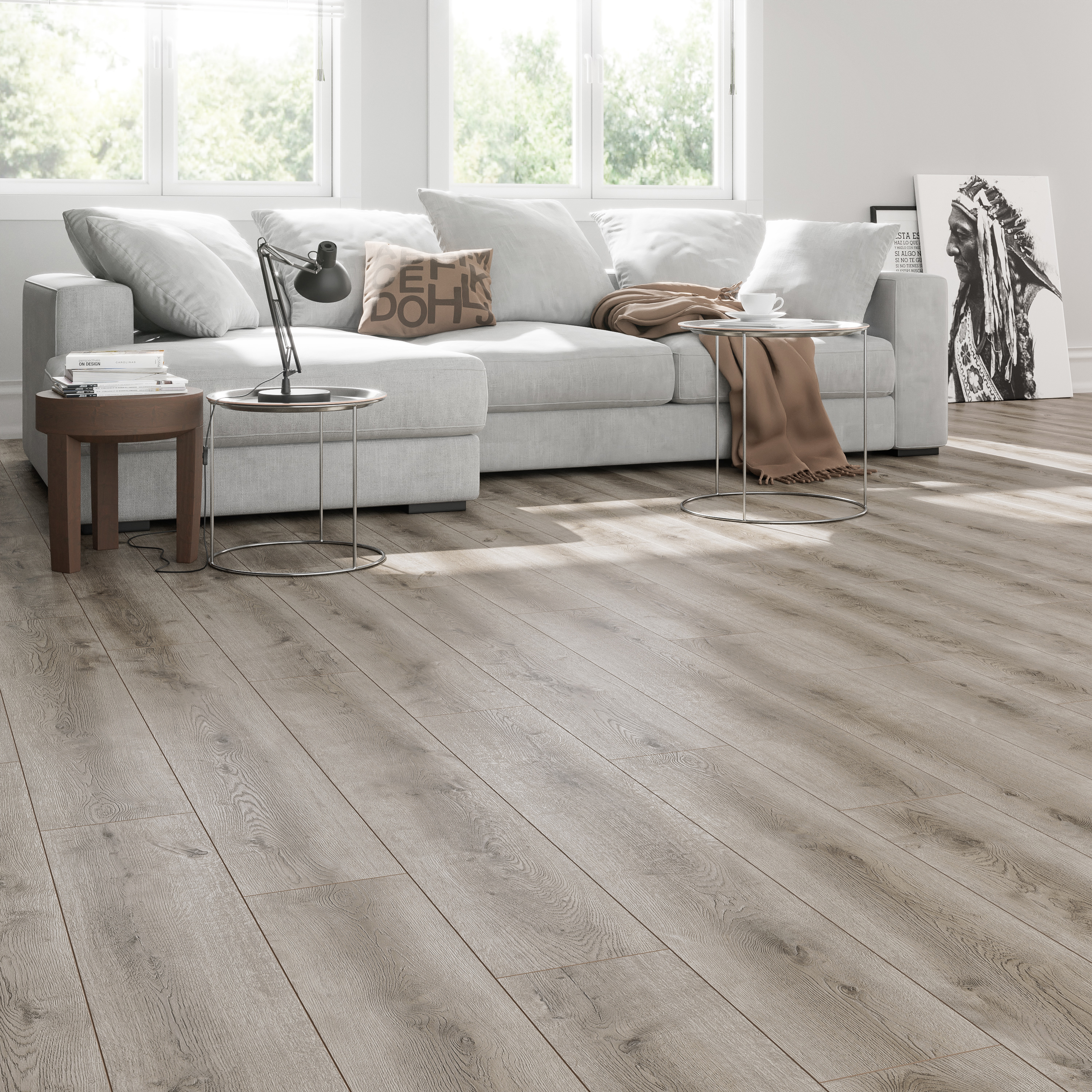 Изображение товара Ламинат «Дуб Румели» 33 класс толщина 10 мм с фаской 1.84 м²