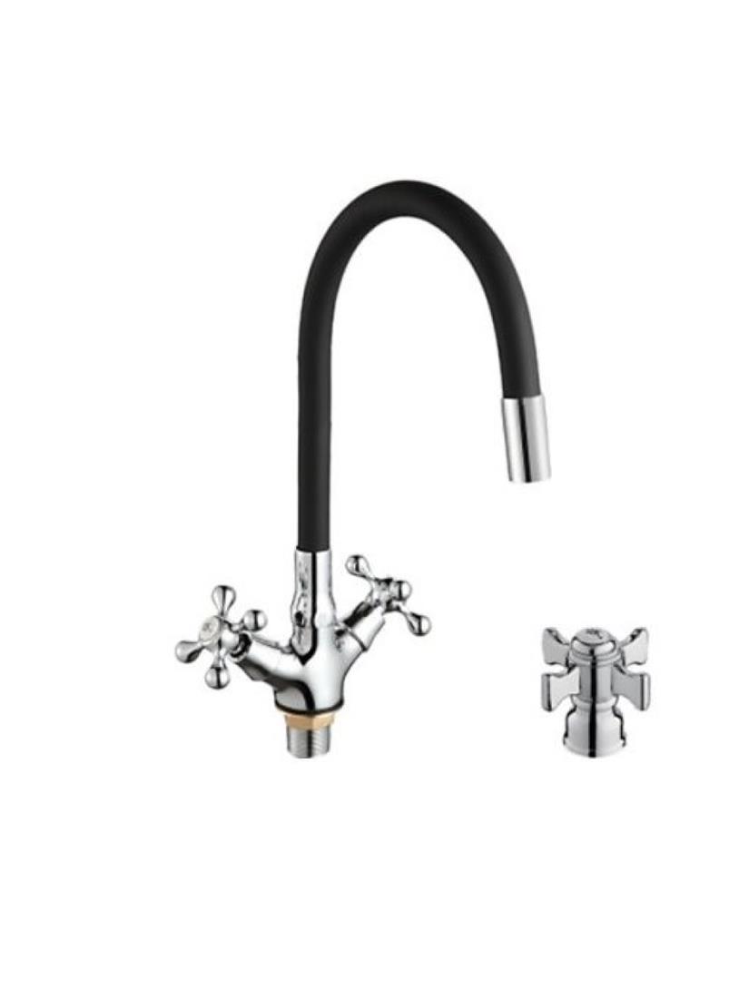 Изображение товара Двухвентильный смеситель D-lin D153807-1 цвет черный