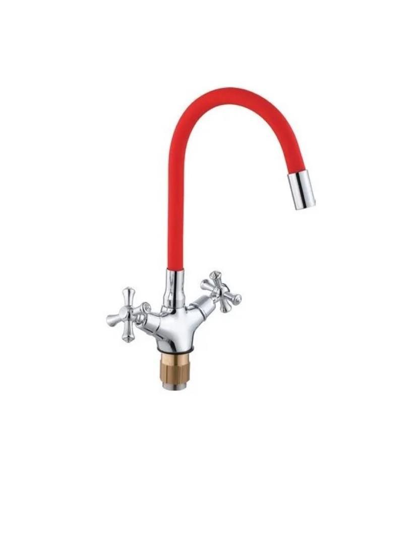 Изображение товара Двухвентильный смеситель D-lin D153807-4 цвет красный