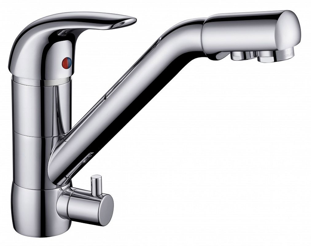 Изображение товара Однорычажный смеситель Aquanet Af777-44с латунь цвет хром