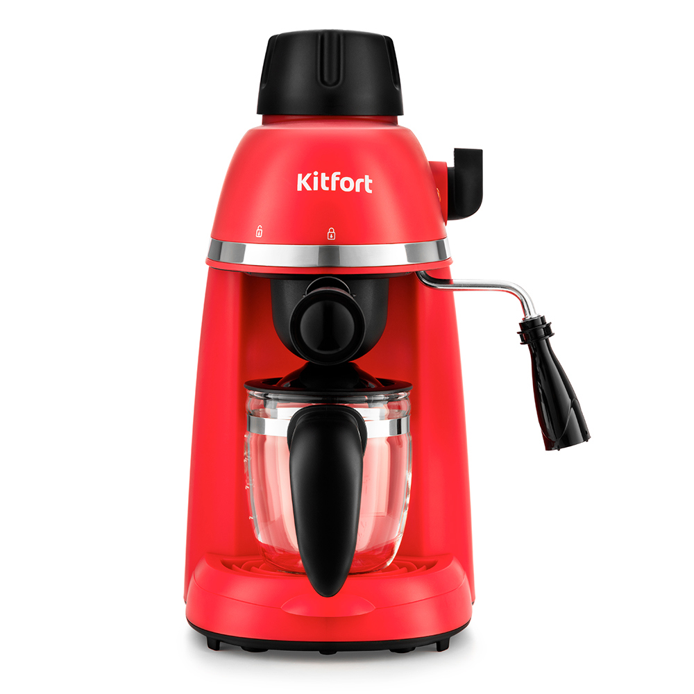 Изображение товара Рожковая кофеварка Kitfort КТ-760 с функциями взбивания и разогрева напитков