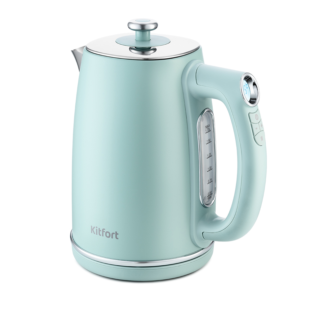 Изображение товара Чайник Kitfort Кт-6120-1 1.7 л металл цвет мятный