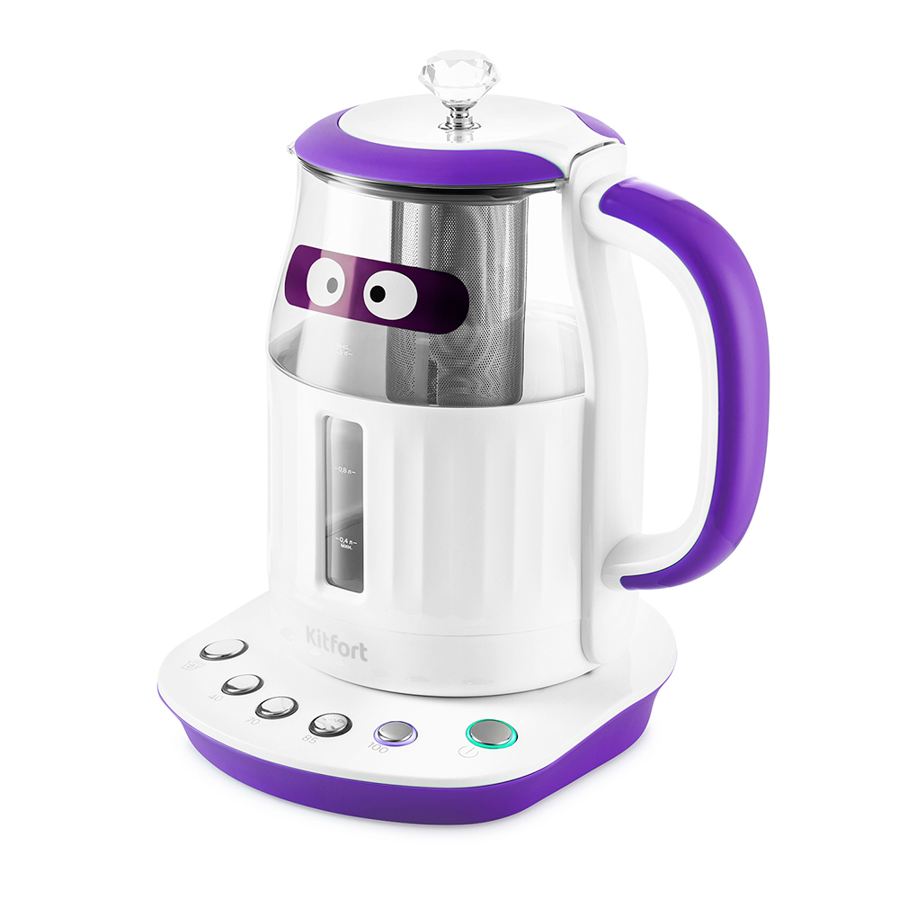 Изображение товара Электрический чайник Kitfort КТ-6129-1 1.5 л фиолетовый