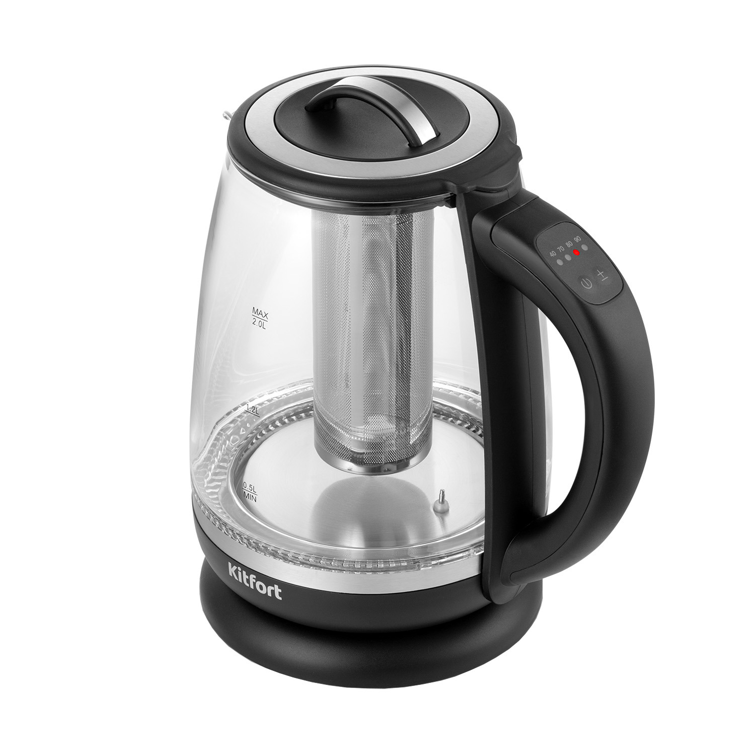 Изображение товара Чайник Kitfort Кт-6145 2 л пластик цвет черный