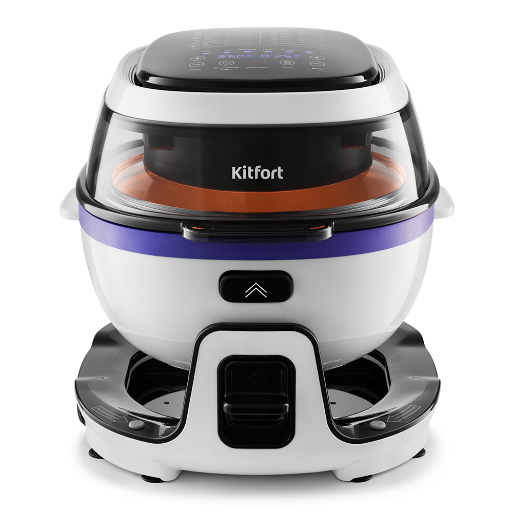 Изображение товара Аэрогриль Kitfort КТ-2218-2 6 программ белый с дисплеем и наклонным корпусом