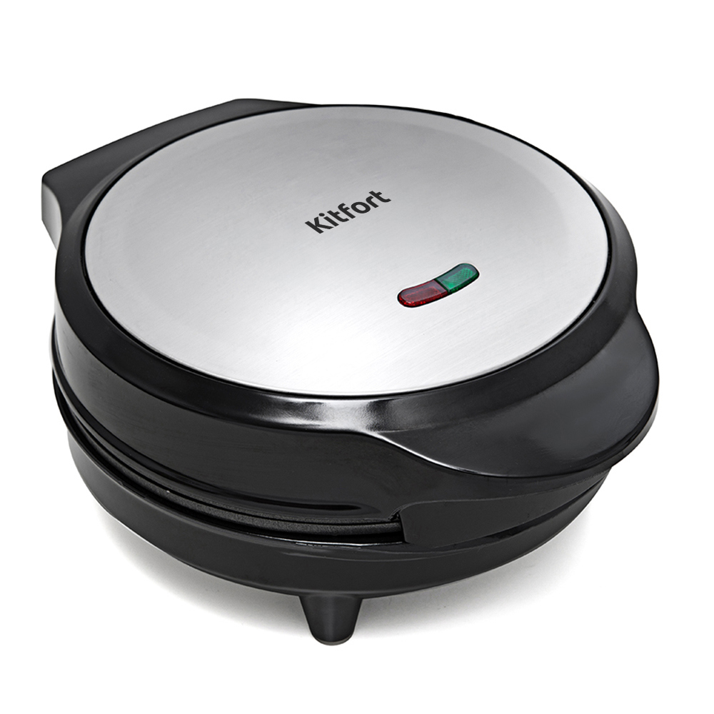 Изображение товара Вафельница Kitfort КТ-1619 цвет сталь, черный