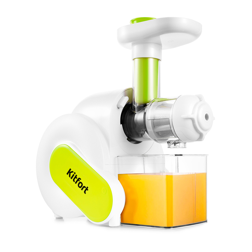 Изображение товара Электрическая соковыжималка Kitfort KT-1110-1 150 Вт зеленая для бережного отжима