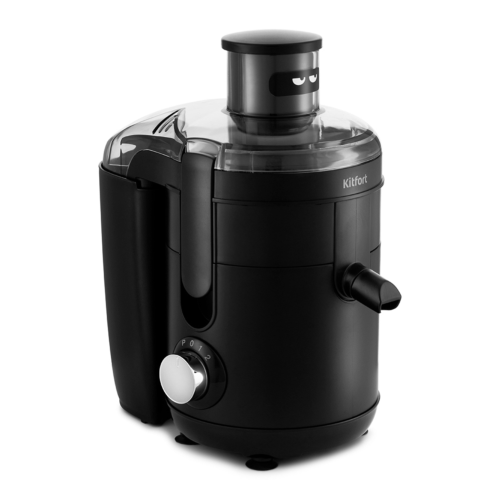 Изображение товара Соковыжималка электрическая Kitfort Кт-1126 350 Вт черная компактная центрробежная