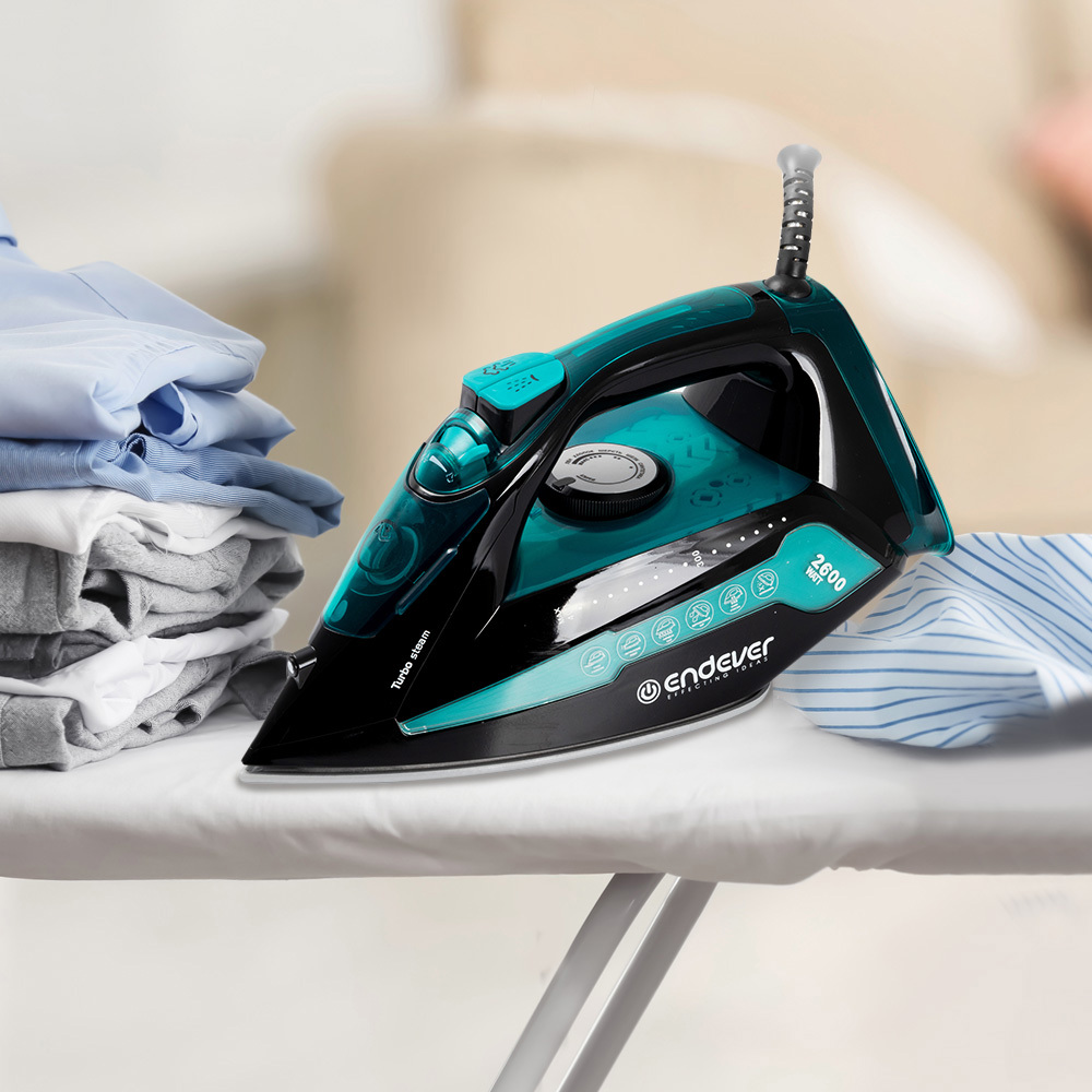 Изображение товара Электрический утюг Endever Delta-208 мощность 2600 Вт керамическая подошва регулятор