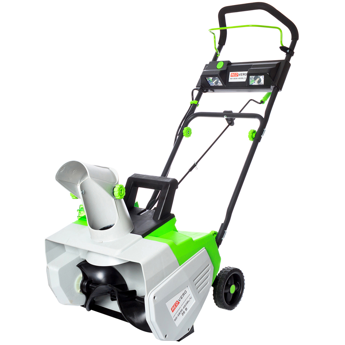 Изображение товара Снегоуборщик аккумуляторный Redverg RD-SB36-460BL/U 46 см 18 В АКБ и ЗУ не в комплекте