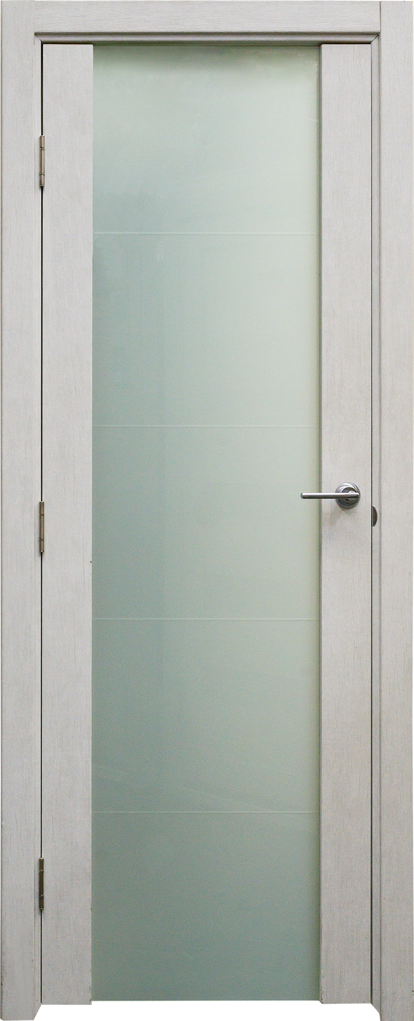 Изображение товара Дверь межкомнатная остеклённая Техно 70x200 см цвет дуб светло-серый