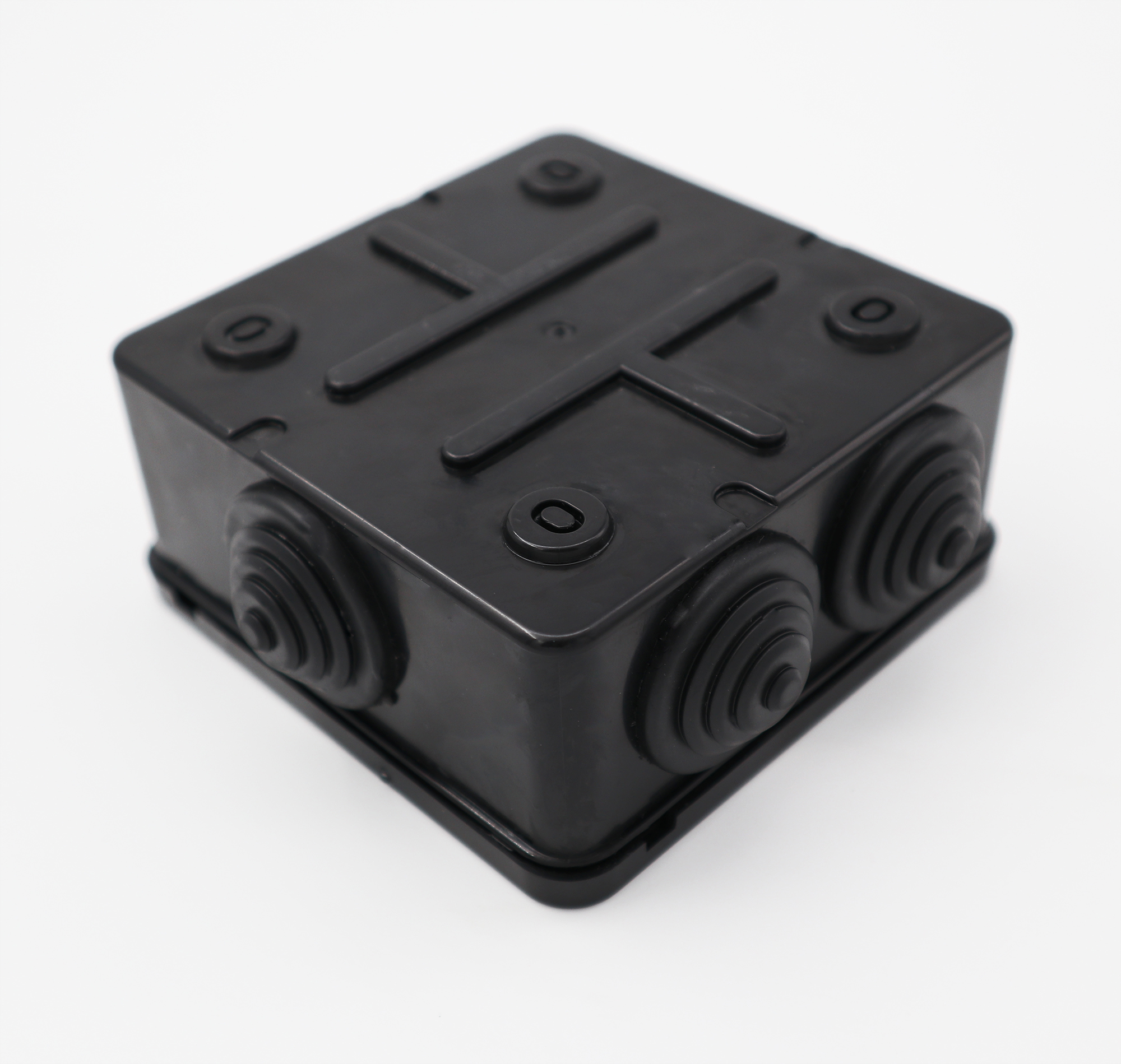 Изображение товара Распределительная коробка Экопласт 100x55x100 мм цвет черный IP55