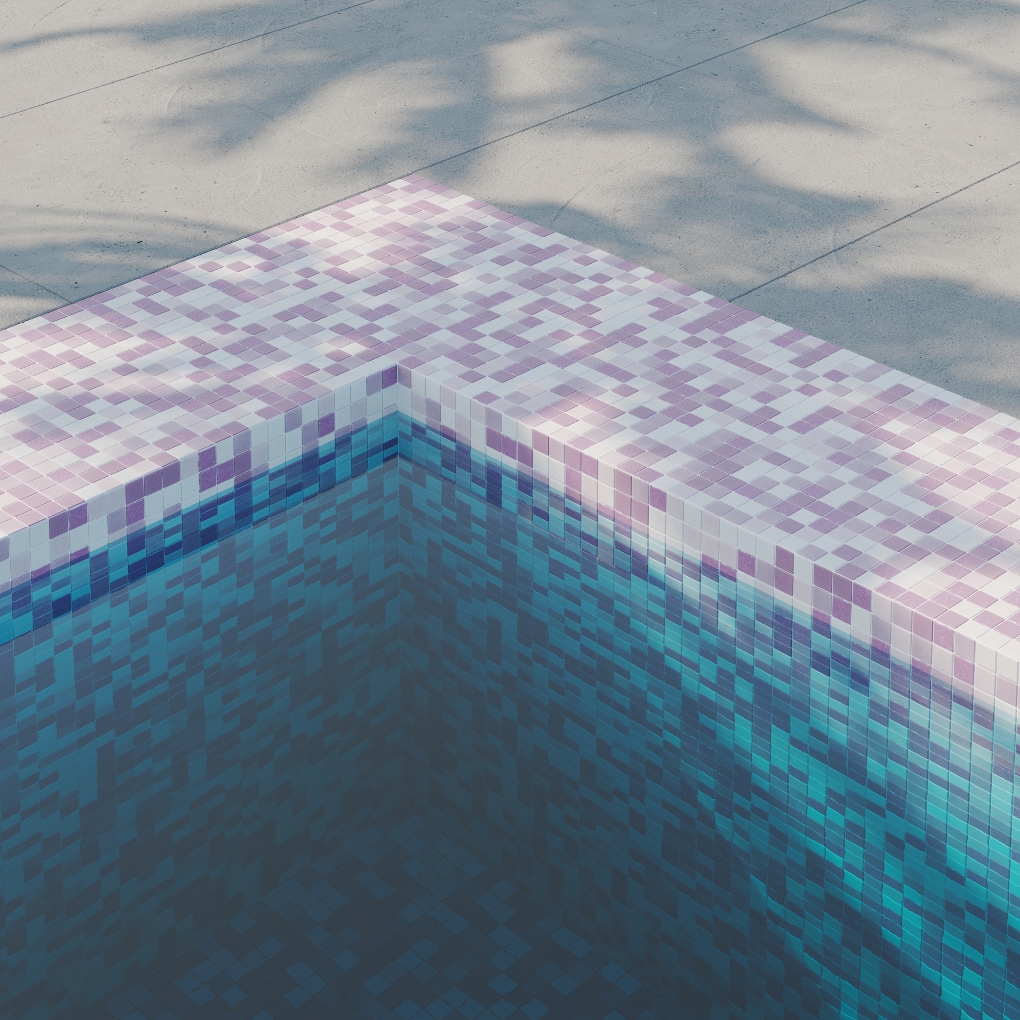 Изображение товара Мозаика Vidrepur №404 31.7x31.7 см стекло фиолетовая для интерьера и наружных работ