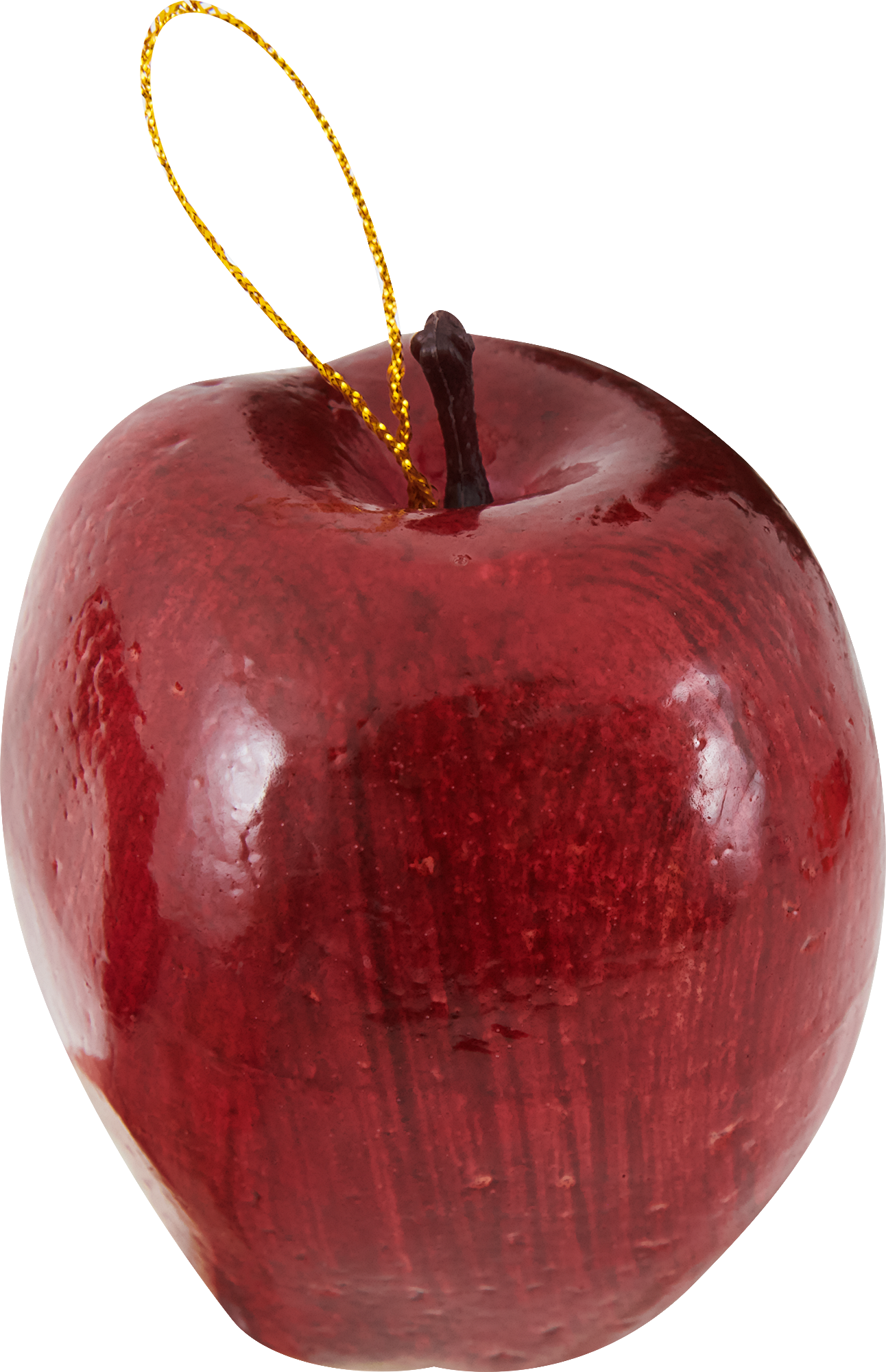 Изображение товара Подвесное украшение Яблоко 8 см красное для елки и интерьера