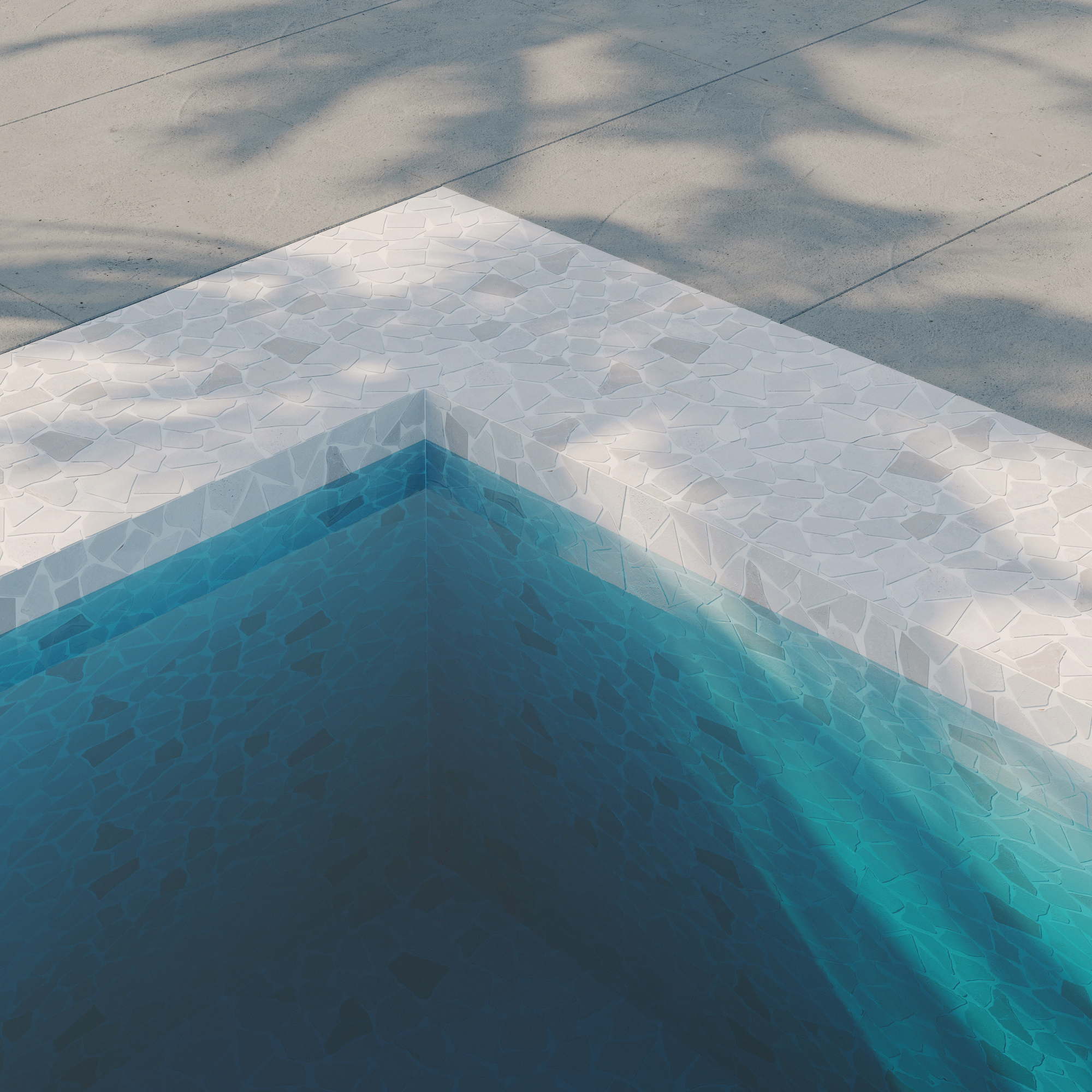 Изображение товара Мраморная мозаика Artens Opux 30.5x30.5 см кремовая для ванной и кухни