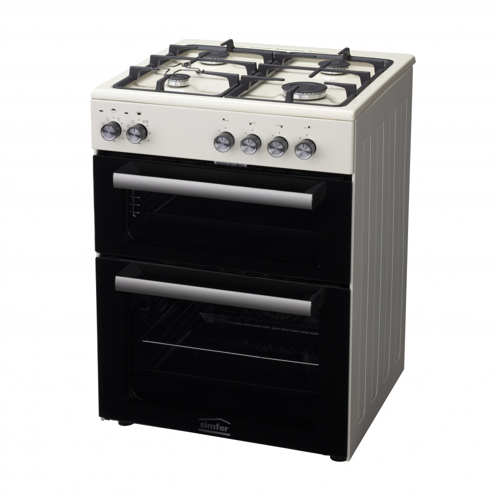 Изображение товара Комбинированная плита Simfer F66HO45016 60x86x60 см с двумя духовками