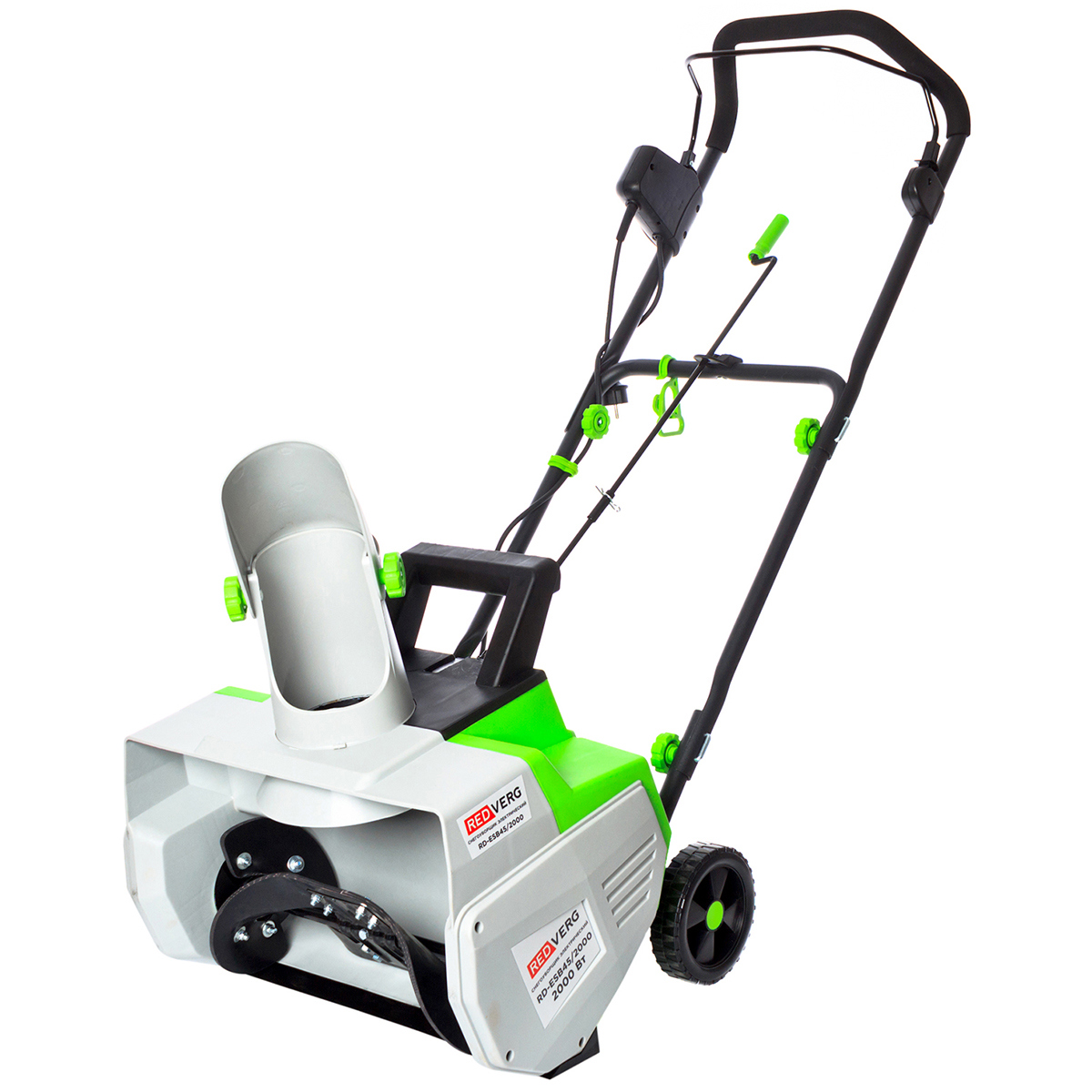 Изображение товара Электрический снегоуборщик RedVerg RD-ESB45/2000, 45 см, 2000 Вт, стальной шнек