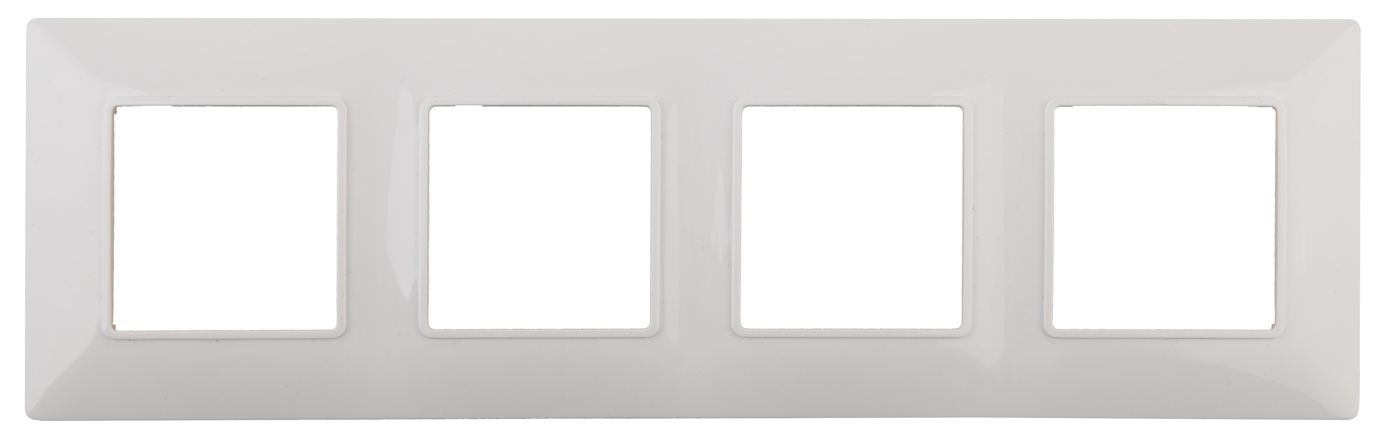 Изображение товара Рамка для розеток и выключателей Эра Elegance 14-5004-01 4 поста цвет белый