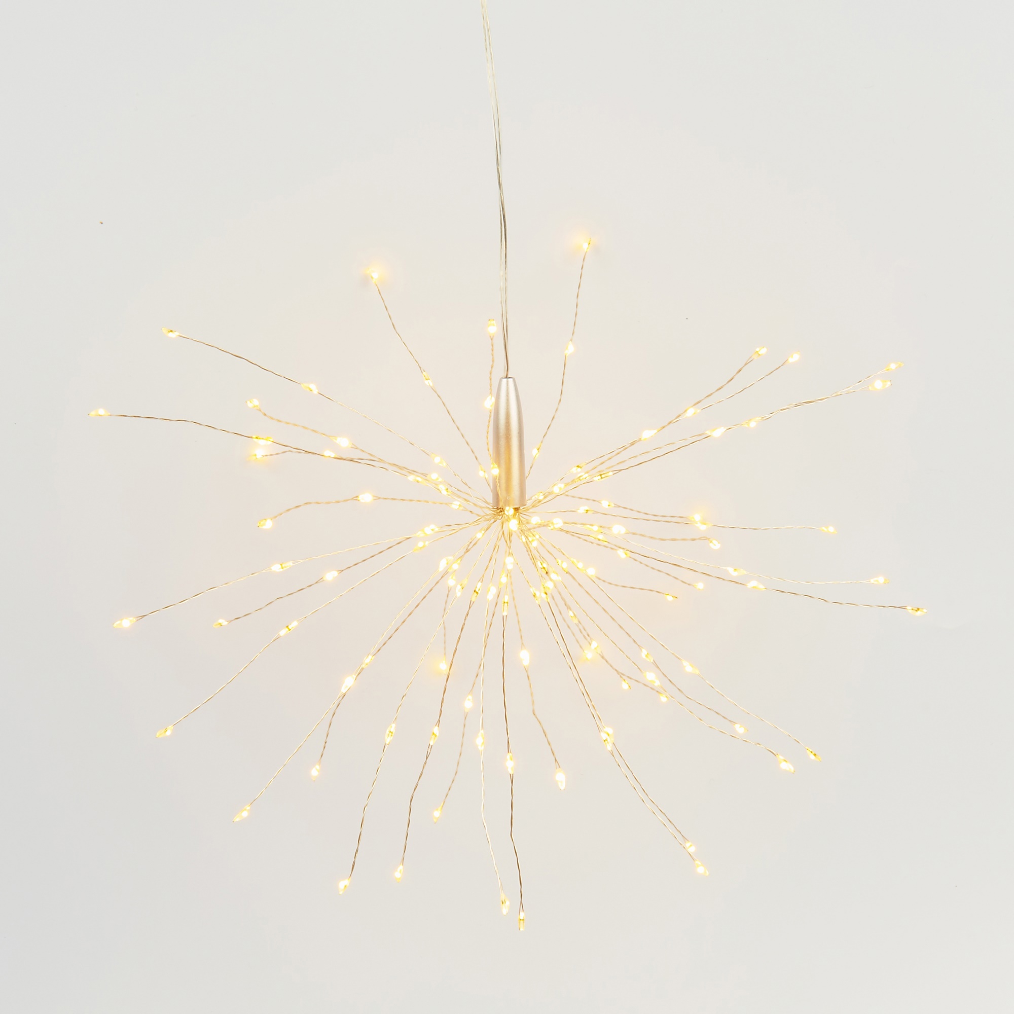 Изображение товара Светящаяся электрическая фигура Uld-h3030-150/dta/3aa/rc warm white ip20 fireworks универсальная Uniel h 17 см бесцветный/прозрачный