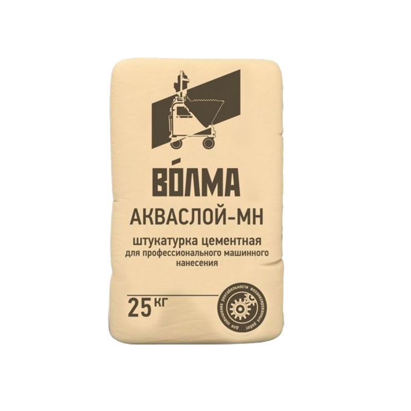 Изображение товара Штукатурка цементная Волма 30000186 25кг серый/серебристый