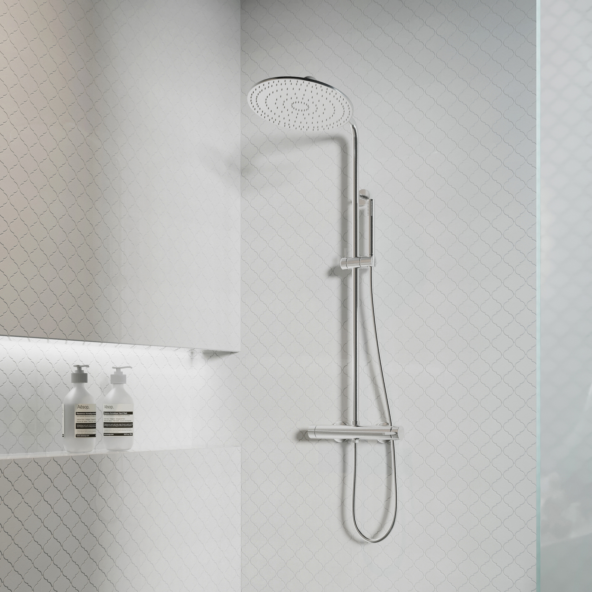 Изображение товара Мозаика керамическая Artens Antik 24.1x24.9 см цвет белый