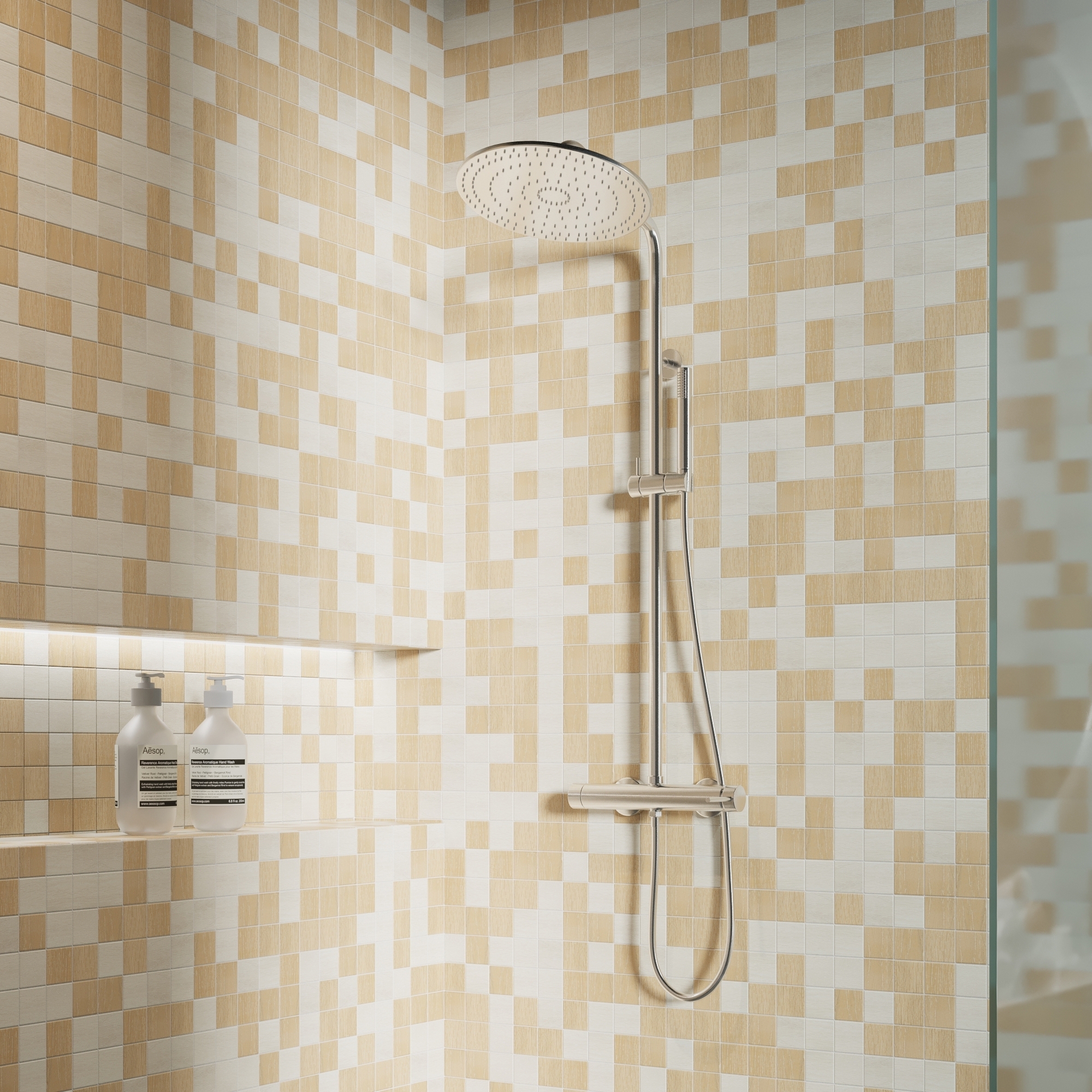 Изображение товара Керамическая мозаика Artens Living 30x30 см бежевый