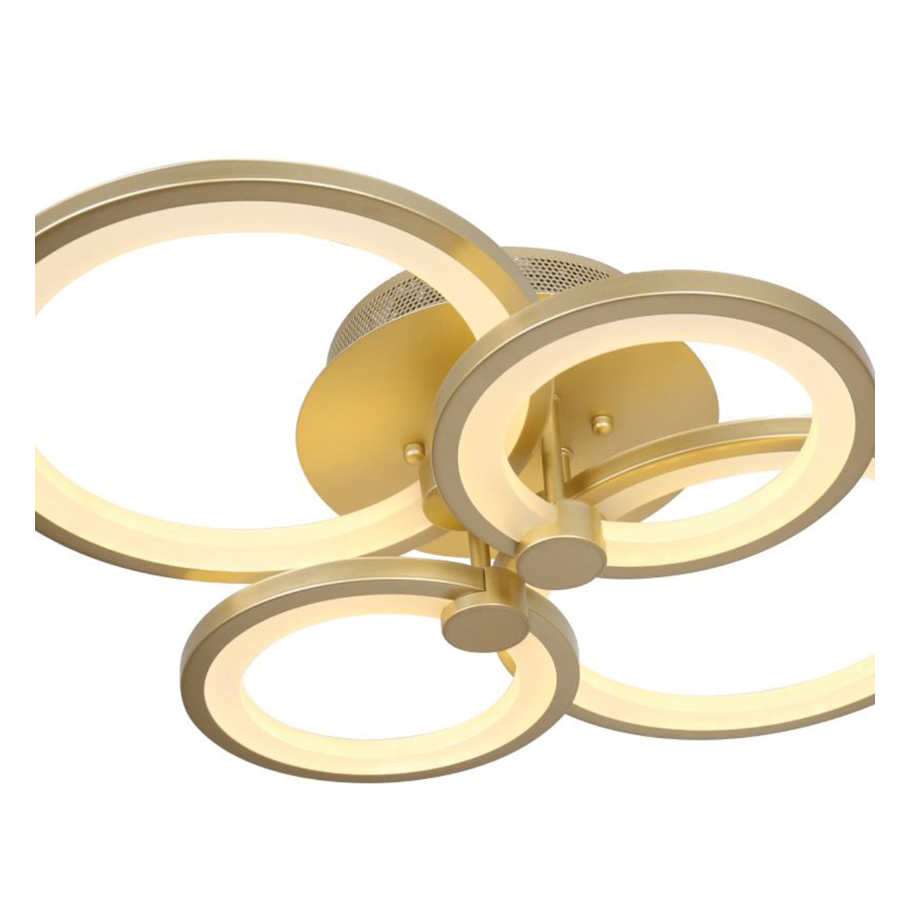 Изображение товара Люстра потолочная светодиодная STILFORT Oliver 12 м² золотая современный дизайн