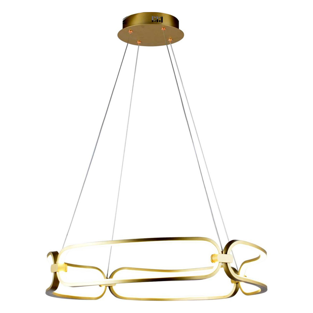 Изображение товара Люстра подвесная светодиодная STILFORT Ramoni 16 м² золото нейтральный белый свет