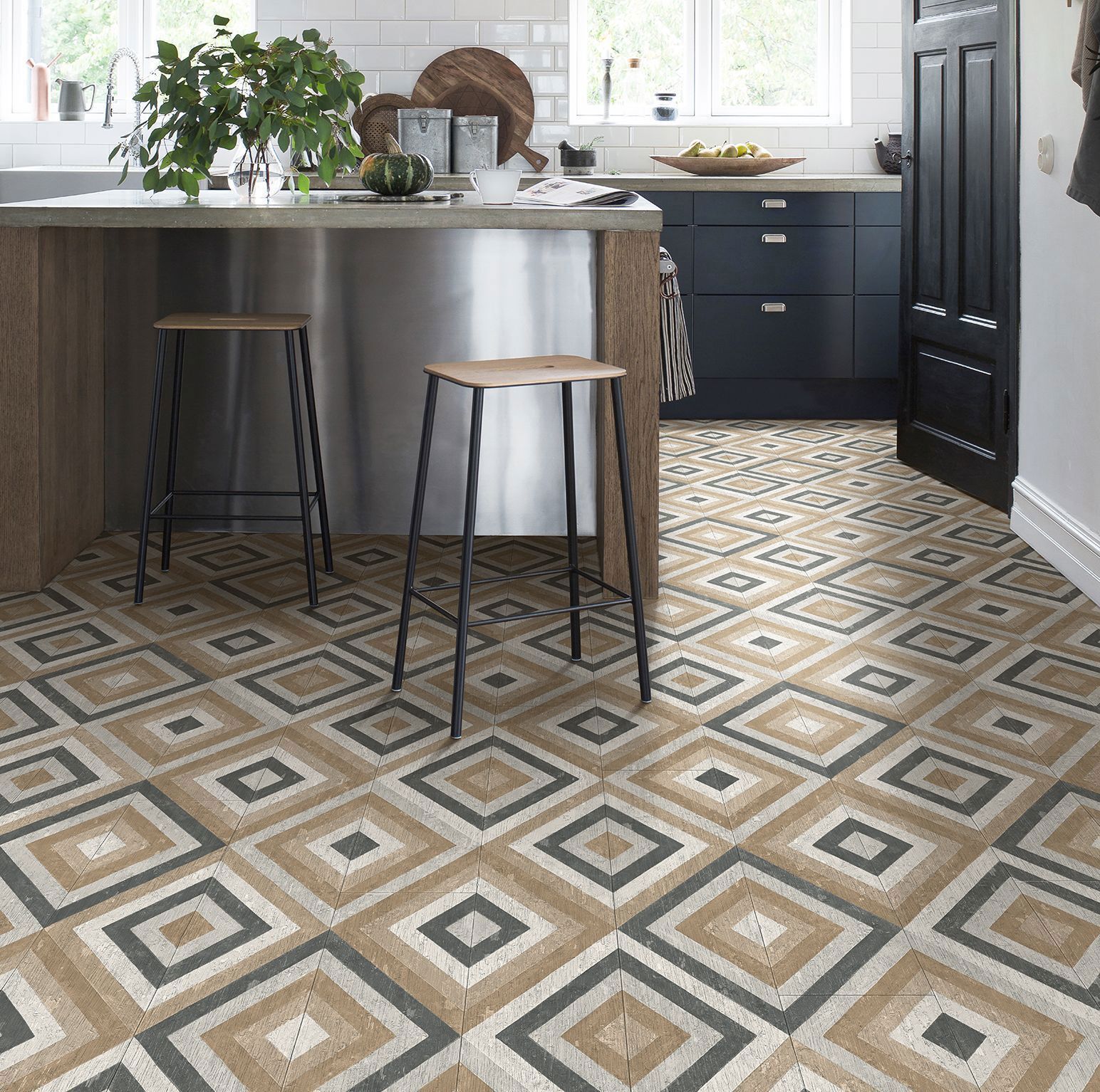 Изображение товара Линолеум Квадраты 32 класс толщина 2.8 мм 3 м