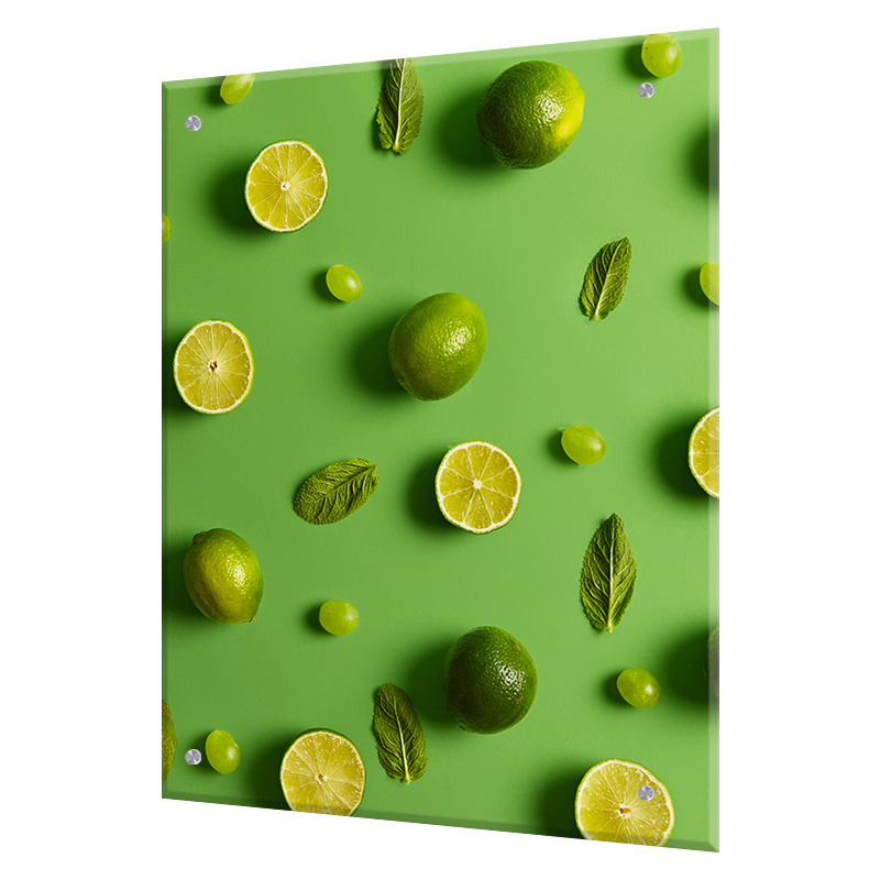 Изображение товара Защитный экран Borntoprint Fresh juicy 60x75 см закаленное стекло стильное и практичное