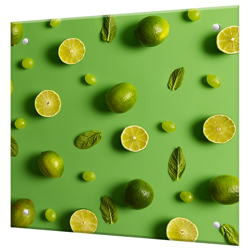 Изображение товара Защитный экран Borntoprint Fresh juicy 55x60x0.4 см закаленное стекло цвет прозрачный