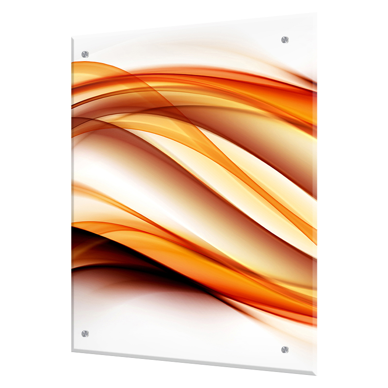 Изображение товара Защитный экран Borntoprint Абстракция линия 60x75x0.4 см закаленное стекло цвет прозрачный