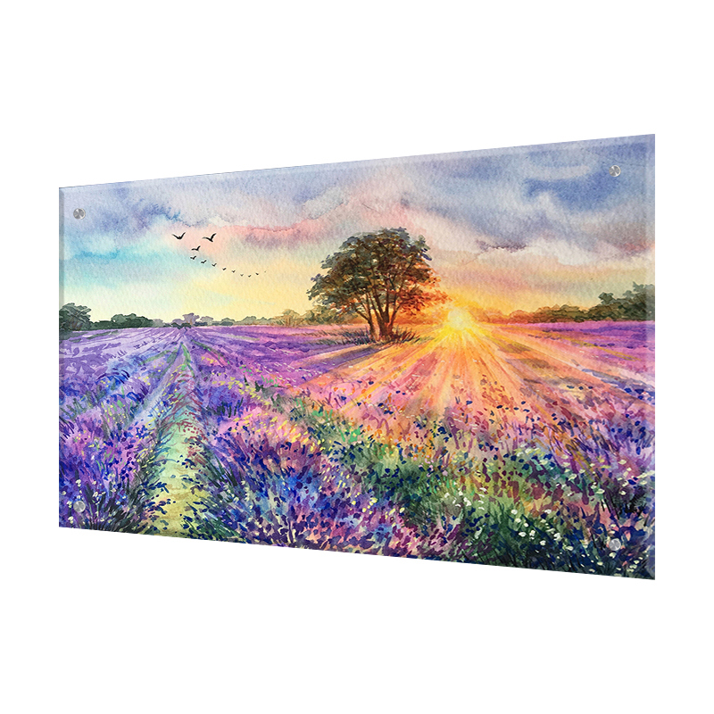 Изображение товара Стеновая панель Borntoprint Прованс 60x90x0.4 см закаленное стекло цвет прозрачный