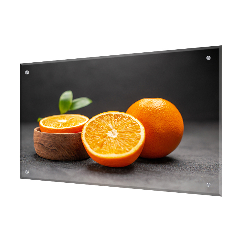 Изображение товара Защитный экран Borntoprint Апельсины 60x90x0.4 см закаленное стекло цвет прозрачный