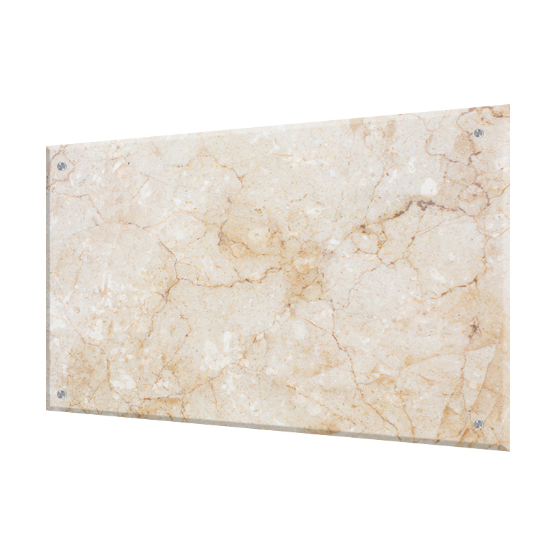 Изображение товара Защитный экран Borntoprint бежевый мрамор 60x90 см закаленное стекло