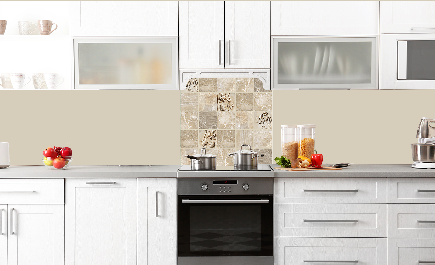 Изображение товара Защитный экран Borntoprint Ампир 60x60x0.4 см закаленное стекло цвет прозрачный