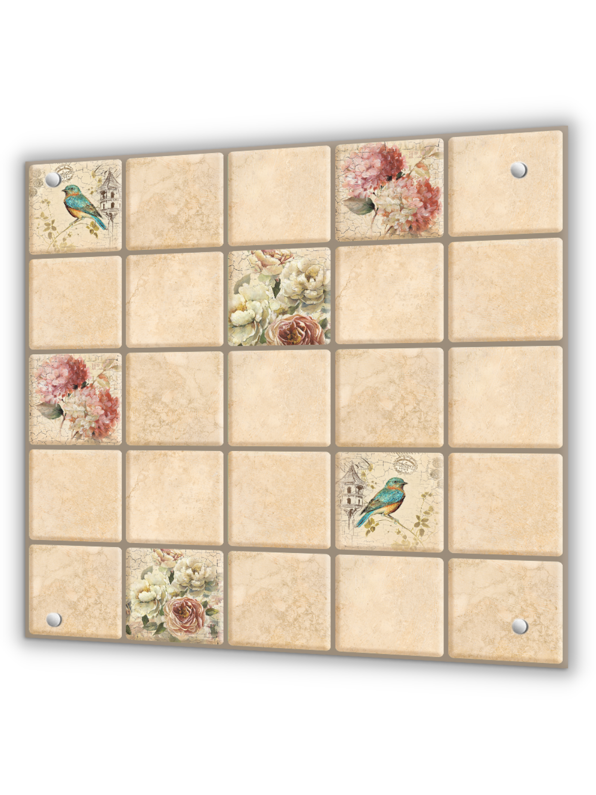 Изображение товара Защитный экран Borntoprint Амелия 60x60 см закаленное стекло для кухни