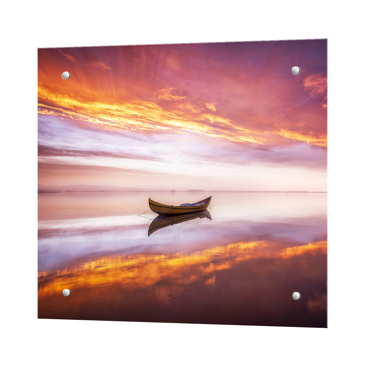 Изображение товара Защитный экран Borntoprint Лодка 50x50x0.4 см закаленное стекло цвет прозрачный