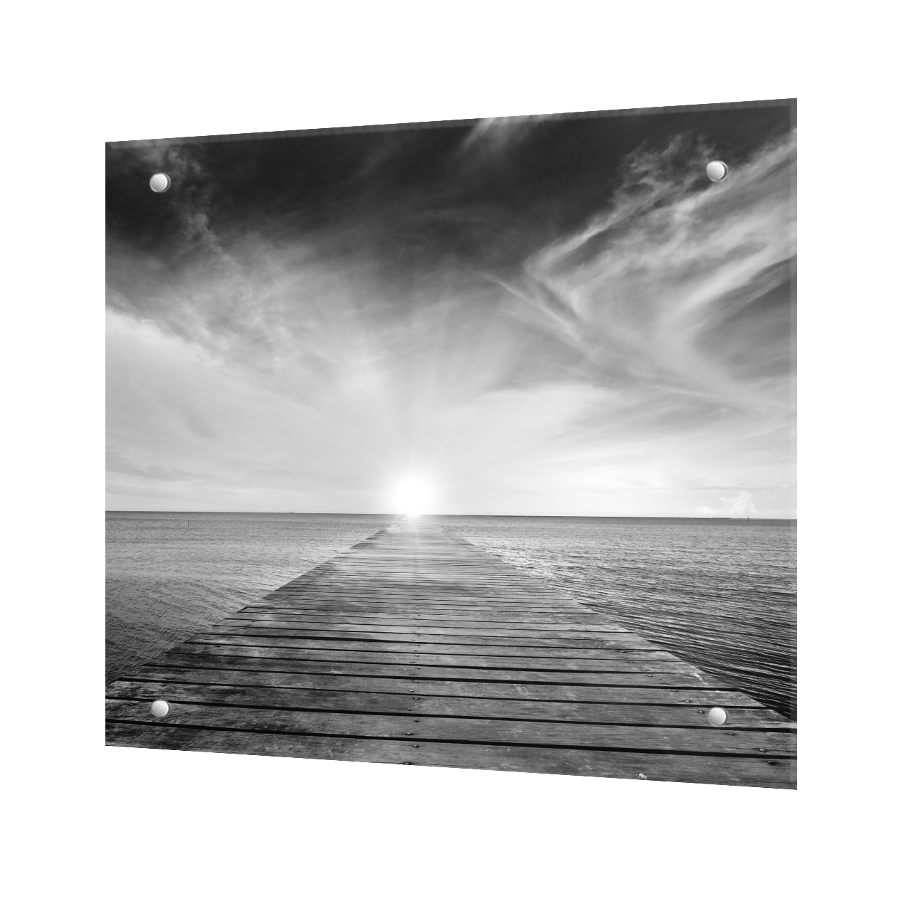 Изображение товара Защитный экран Borntoprint Путь к солнцу 60x55x0.4 см закаленное стекло цвет прозрачный