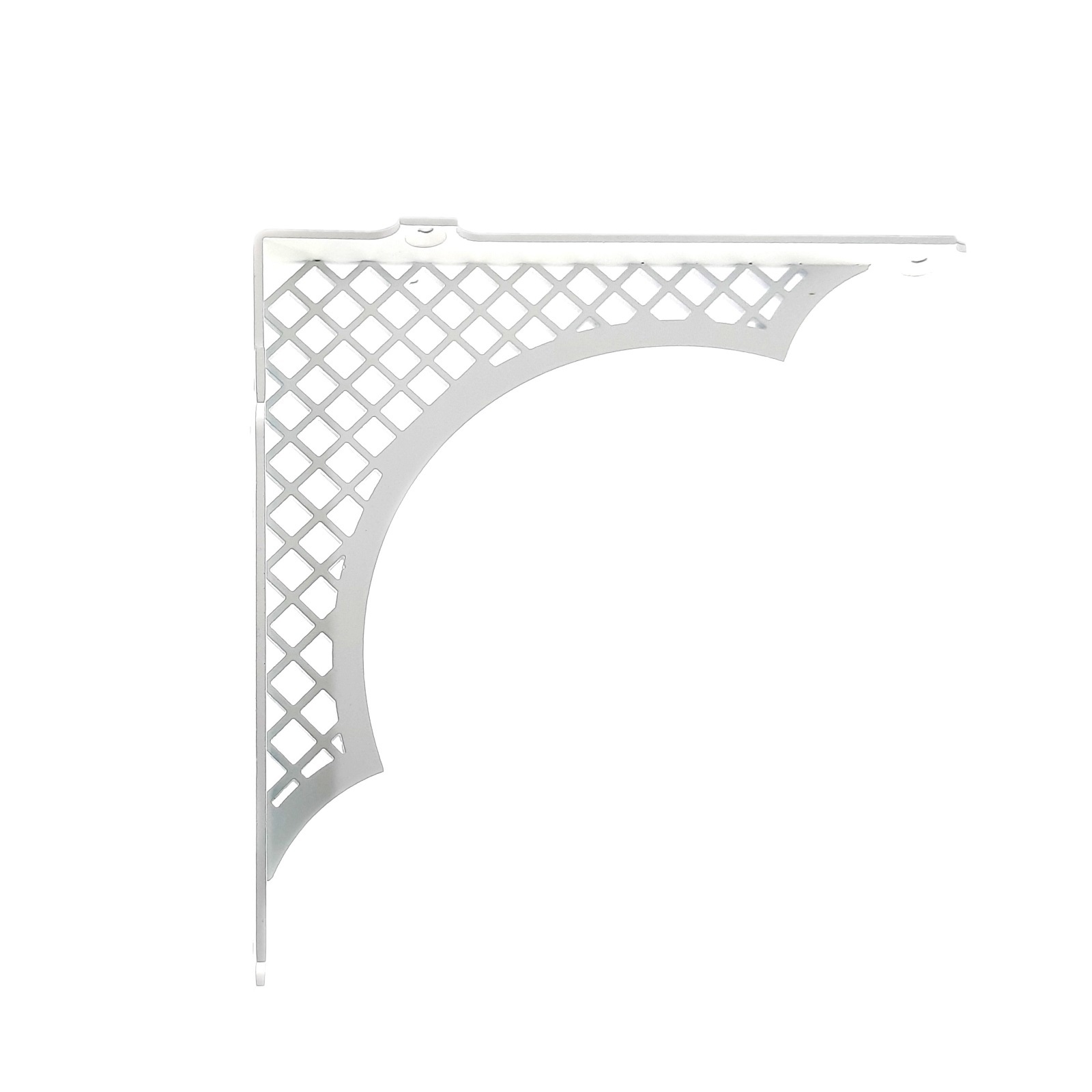 Изображение товара Кронштейн для полки Адриатика 180 из стали белый надежный монтаж до 20 кг