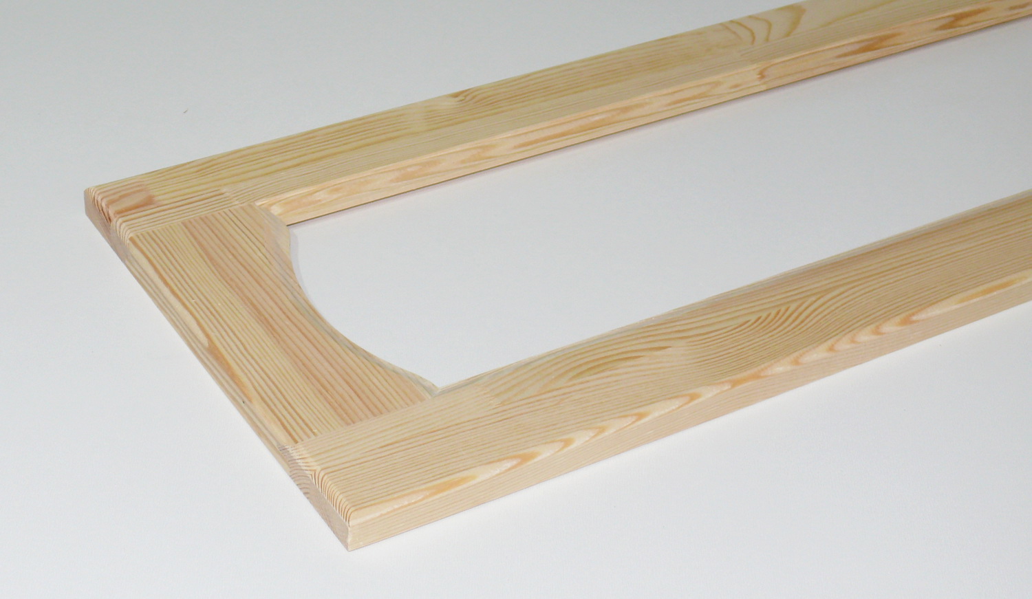 Изображение товара Фасад со стеклом Леспроф Экстра 29.60x71.60x2.20 см сосна/стекло цвет бежевый