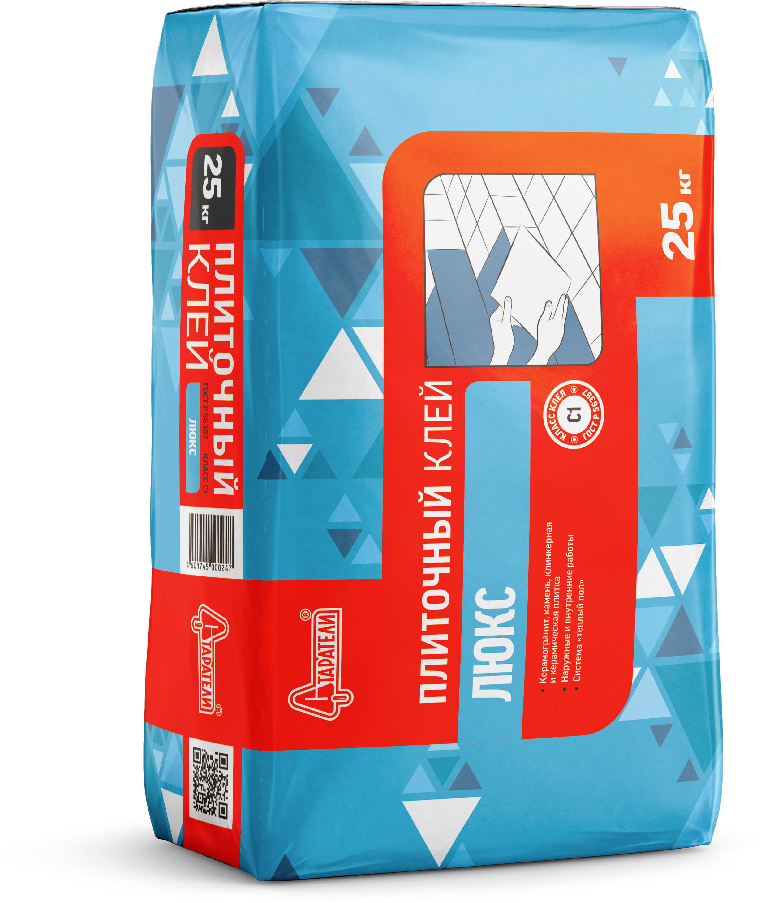 Изображение товара Клей для плитки Старатели Люкс 25 кг надежный сухой монтажный клей