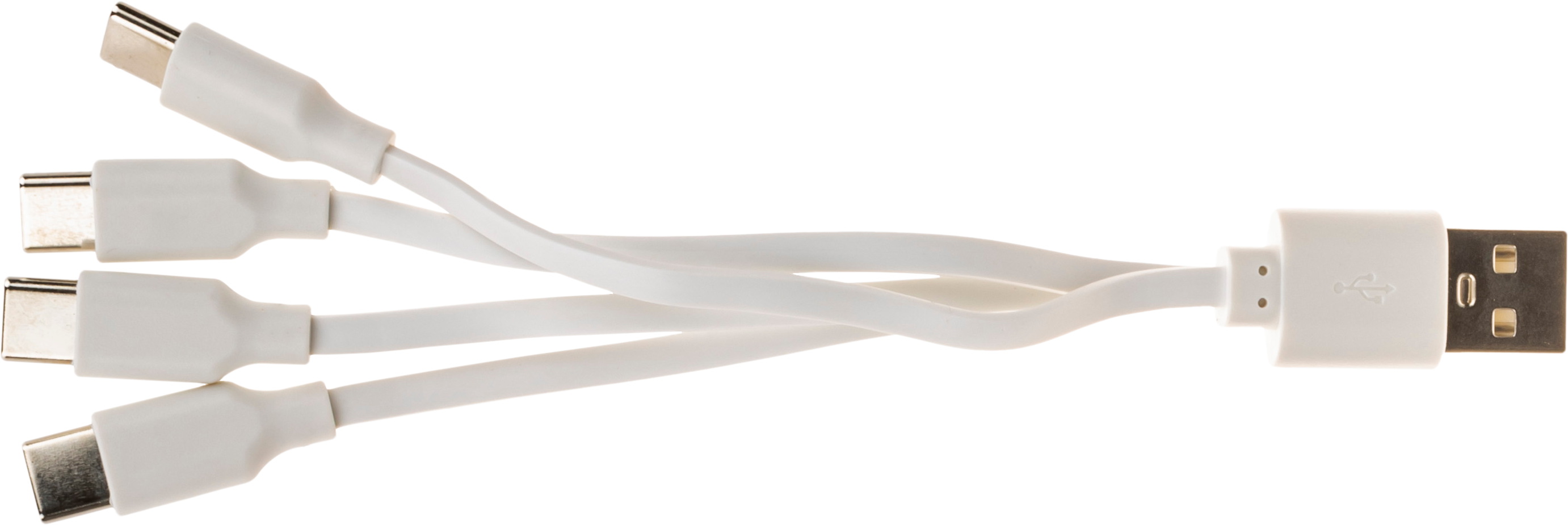 Кабель Duwi USB-Type-C 0.125 м цвет белый - 1