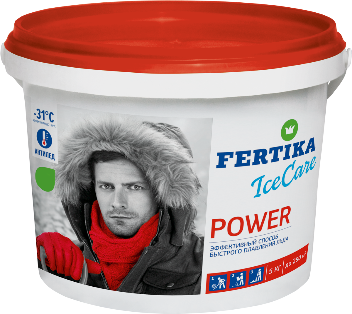 Изображение товара Противогололёдное средство Фертика Ice Care Power 5 кг